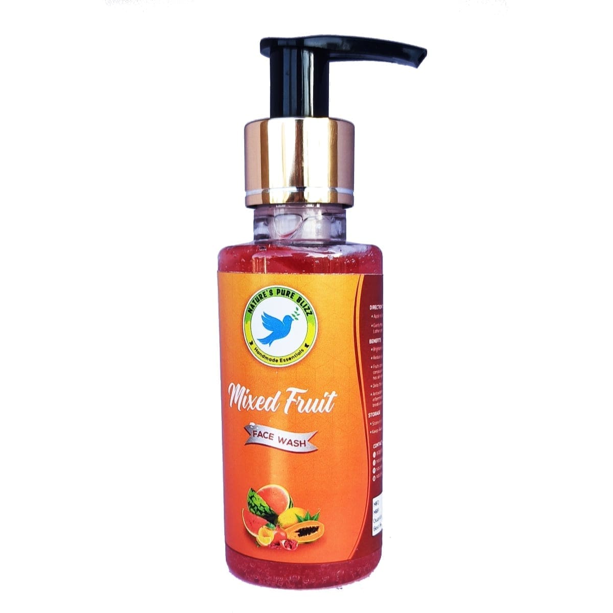 Mixed Fruit Face Wash 100ml Nature's Pure Blizz